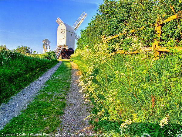 Jill Windmill Clayton - West Sussex Picture Board by Colin Williams Photography