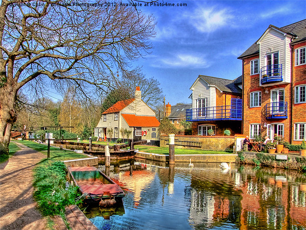 Thames Lock - Weybridge 1 Picture Board by Colin Williams Photography