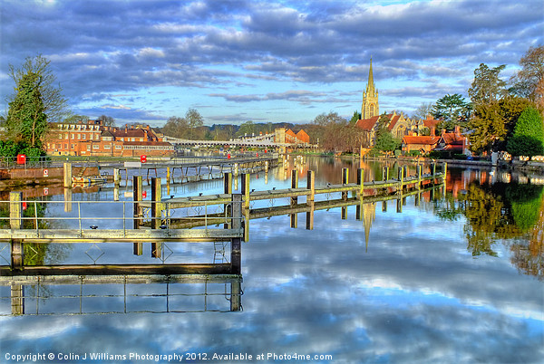 Good Morning Marlow Picture Board by Colin Williams Photography
