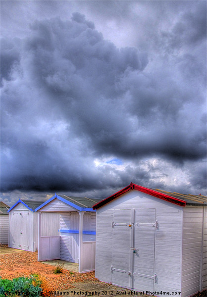 Beach Huts - Shoreham Beach - West Sussex Picture Board by Colin Williams Photography