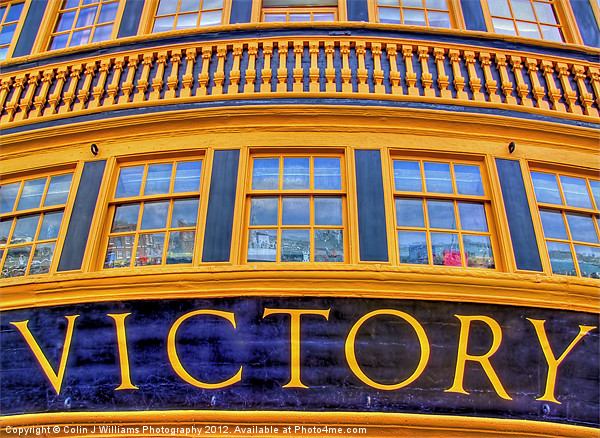 HMS Victory Picture Board by Colin Williams Photography