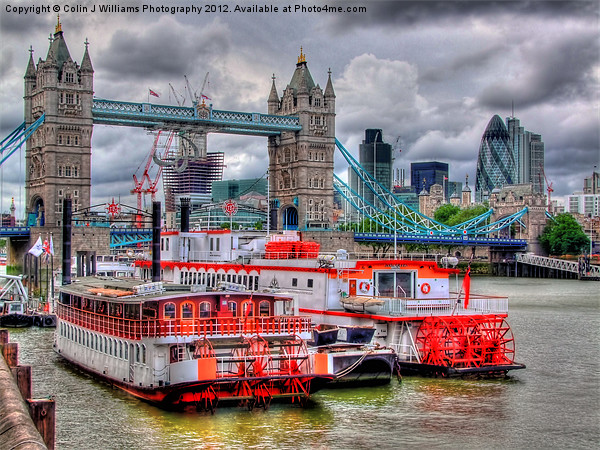 Tower Bridge From Butlers Wharf Revisited Picture Board by Colin Williams Photography