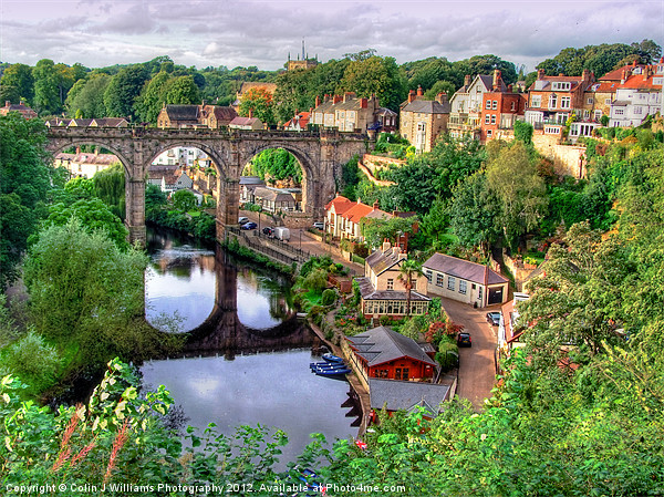 View From The Castle - Knaresborough Picture Board by Colin Williams Photography