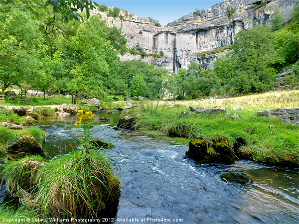 Below Malham Cove Picture Board by Colin Williams Photography