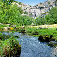 Buy canvas prints of Below Malham Cove by Colin Williams Photography