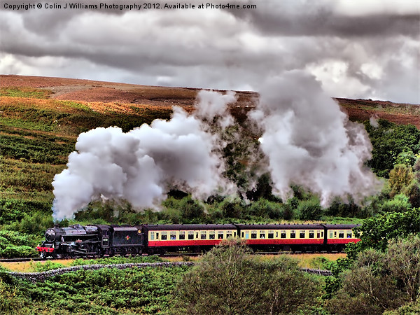 North Yorkshire Moors Railway Picture Board by Colin Williams Photography