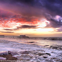 Buy canvas prints of Worthing Beach Sunrise 4 by Colin Williams Photography
