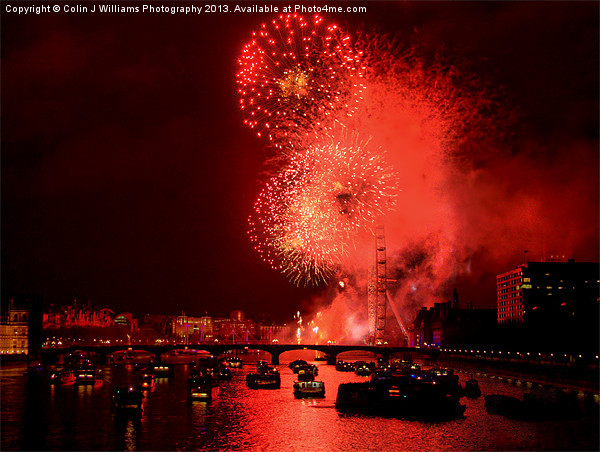 Goodbye 2012 From London Picture Board by Colin Williams Photography