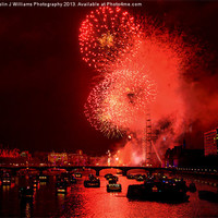 Buy canvas prints of Goodbye 2012 From London by Colin Williams Photography
