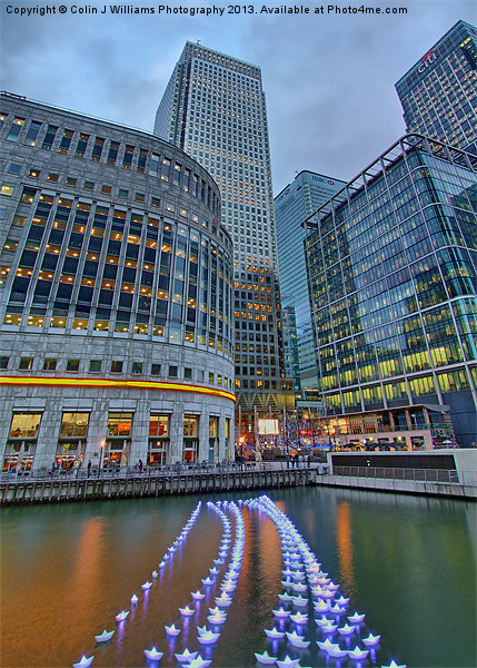 Canary Wharf - London - 1 Picture Board by Colin Williams Photography