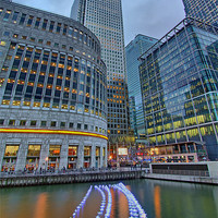 Buy canvas prints of Canary Wharf - London - 1 by Colin Williams Photography