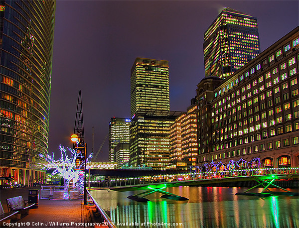 Canary Wharf - London - 3 Picture Board by Colin Williams Photography