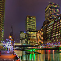 Buy canvas prints of Canary Wharf - London - 3 by Colin Williams Photography
