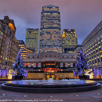 Buy canvas prints of Canary Wharf - London - 4 by Colin Williams Photography