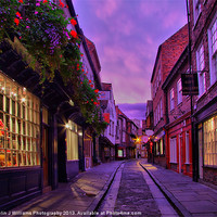Buy canvas prints of The Shambles York - Twilight by Colin Williams Photography
