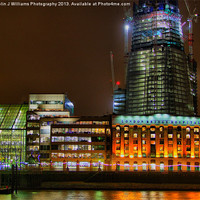 Buy canvas prints of Building The Shard by Colin Williams Photography