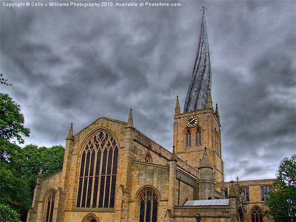 Chesterfield Crooked Spire 1 Picture Board by Colin Williams Photography
