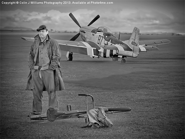 Duxford 1944 Picture Board by Colin Williams Photography