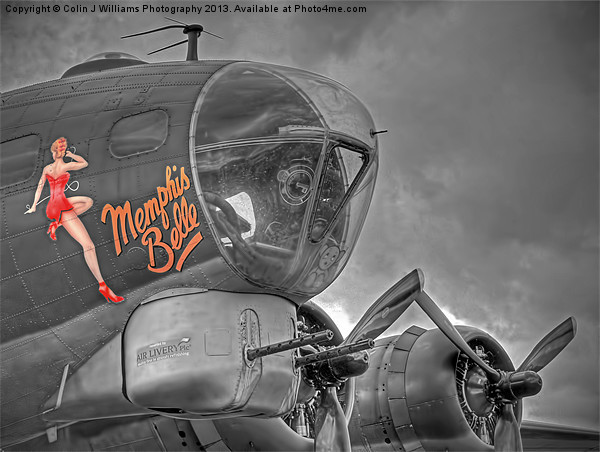 Memphis Belle Known as Sally B - 1 Picture Board by Colin Williams Photography