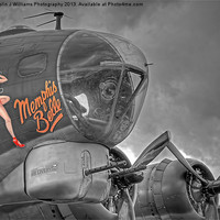 Buy canvas prints of Memphis Belle Known as Sally B - 1 by Colin Williams Photography