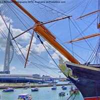 Buy canvas prints of HMS Warrior Portsmouth Dockyard by Colin Williams Photography