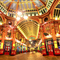 Buy canvas prints of The Dome 2 - Leadenhall Market by Colin Williams Photography