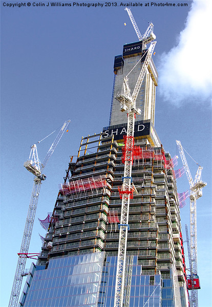 Building  The Shard London Bridge Picture Board by Colin Williams Photography