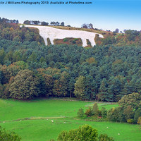 Buy canvas prints of The White Horse - Kilburn by Colin Williams Photography