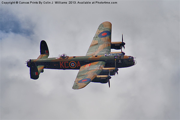 Dambusters 70 Years On 1 - BBMF Lancaster Picture Board by Colin Williams Photography