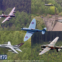 Buy canvas prints of Dambusters 70 Years On The Derwent Dam by Colin Williams Photography
