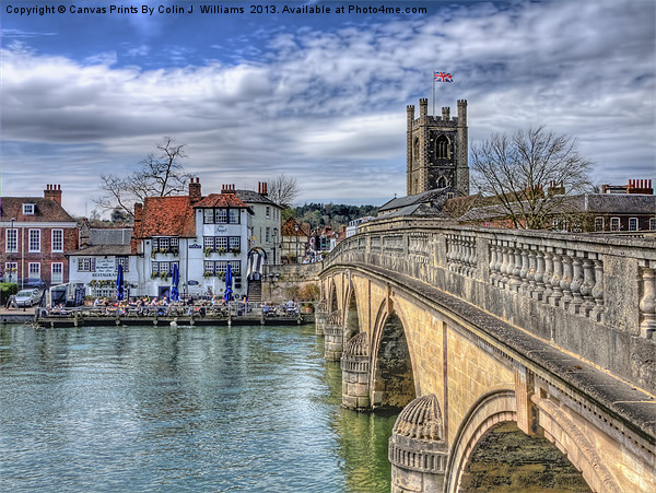 Henley On Thames And The Angel Picture Board by Colin Williams Photography