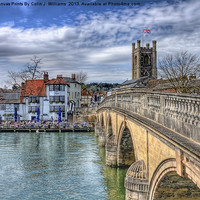 Buy canvas prints of Henley On Thames And The Angel by Colin Williams Photography