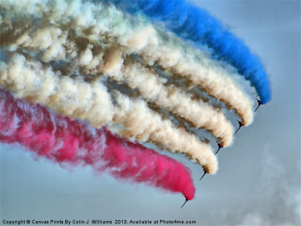 Cookin On Gas !! - The Red Arrows - Duxford 26.05. Picture Board by Colin Williams Photography