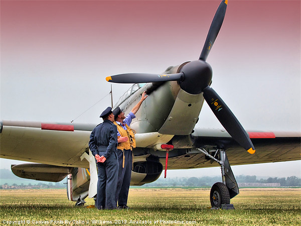 Hurricane - Duxford Flying Legends 2013 Picture Board by Colin Williams Photography