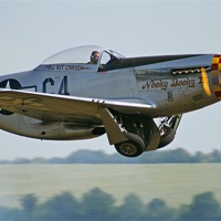 Buy canvas prints of P-51D Mustang 