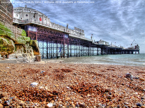 Brighton Pier And Beach Picture Board by Colin Williams Photography