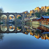 Buy canvas prints of The Golden Hour -  Knaresborough by Colin Williams Photography