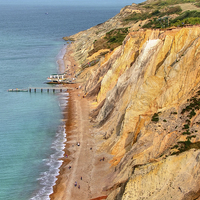 Buy canvas prints of Alum Bay Isle of wight by Colin Williams Photography