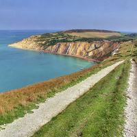 Buy canvas prints of Alum Bay Isle of wight 3 by Colin Williams Photography