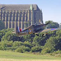 Buy canvas prints of Hawker Hurricane and Lancing College by Colin Williams Photography