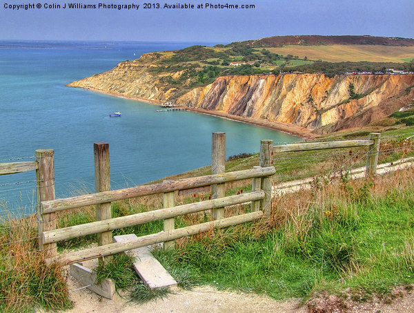 Alum Bay Isle of wight 2 Picture Board by Colin Williams Photography