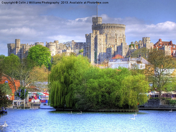 Windsor Castle and the River Thames Picture Board by Colin Williams Photography