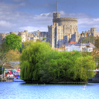 Buy canvas prints of Windsor Castle and the River Thames by Colin Williams Photography