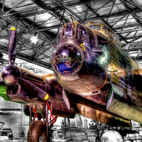 Buy canvas prints of Avro Lancaster 1 - Hendon by Colin Williams Photography