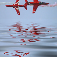 Buy canvas prints of Synchro Reflections - Dunsfold 2013 by Colin Williams Photography