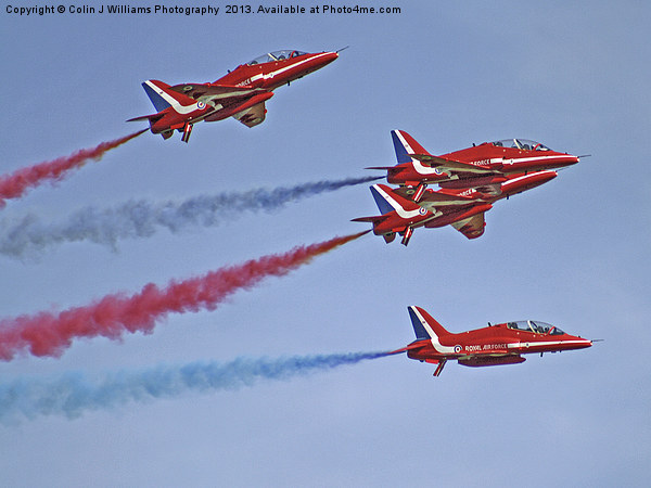 The Red Arrows - Duxford Spring Airshow 2013 Picture Board by Colin Williams Photography