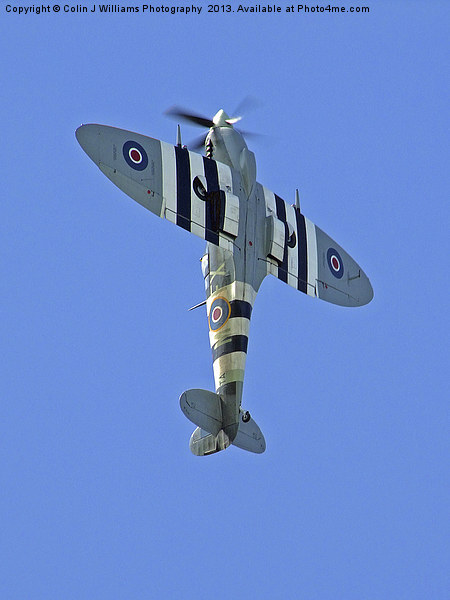 Vertical Climb - Supermarine Spitfire IX Picture Board by Colin Williams Photography