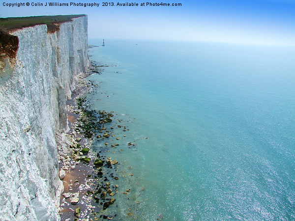 Chalk Cliffs near Beachy Head Picture Board by Colin Williams Photography