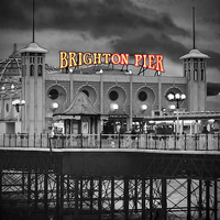 Buy canvas prints of Brighton Pier Sc by Colin Williams Photography