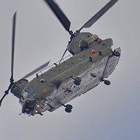 Buy canvas prints of RAF Odiam Display Chinook - Dunsfold 2013 by Colin Williams Photography